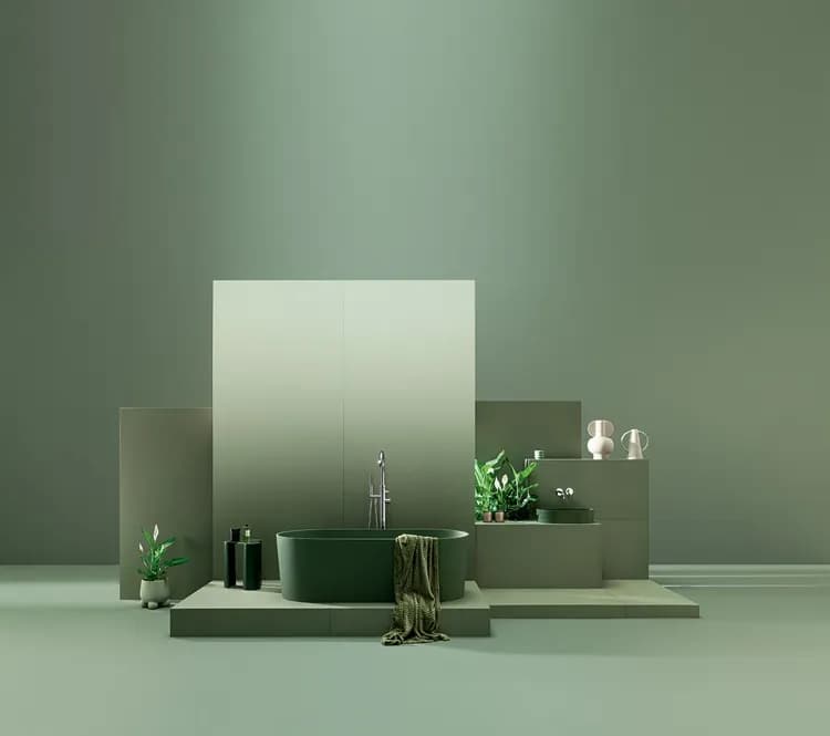 Zielone płytki do łazienki – co jest modne w 2025 roku?